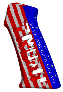 TRUMP RED WHITE & BLUE Vert.Stripe Grip