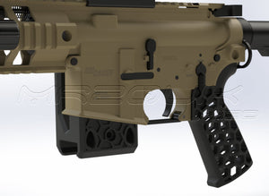 AR15 Rifle- Pistol Wall Mount with Mag. Slot